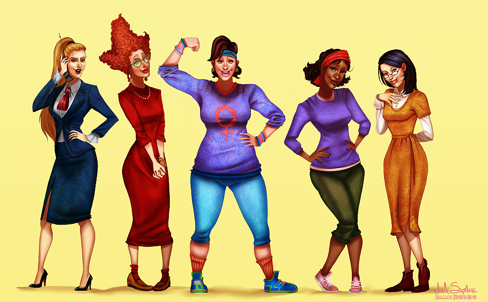 izzydoodledump:  izzydoodledump:  Finished those cartoon moms! Who was your favorite