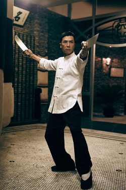 theblindninja:    Donnie Yen with double butterfly knife in Ip Man 3 （葉問3）     Martial Arts In Cinema   