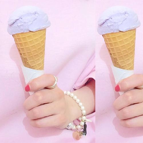 Have a sweet dream #laglace #icecream # #violet #sumile #すみれ #アイスクリーム #springbreak