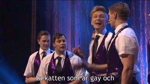 Turn it off//Bara Släck - Book of Mormon @ QX GalanNu då, känns det bättre nu?W