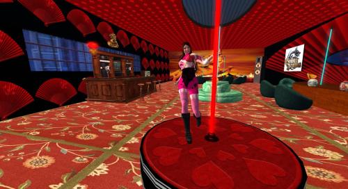Almost finished with my club in second life..i built it from the ground up..walls floors windows,,ev