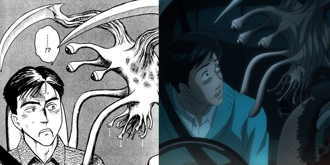 kaeveeoh:  Parasyte Ep. 5 &amp; Manga Comparisons 