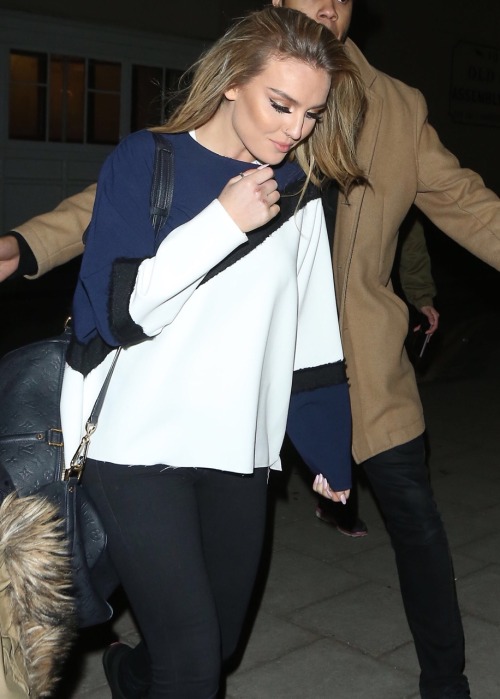 dopejade: Perrie arriving at a hotel in Brighton, UK - March 14th 2016