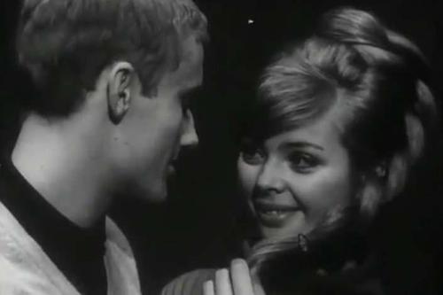 Daniel Olbrychski w roli Marka Arensa i Barbara Kwiatkowska Lass w filmie “Jowita”1967