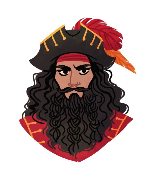 Couldn’t resist today’s @sketch_dailies prompt. BLACKBEARD!