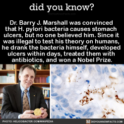 did-you-kno:  Dr. Barry J. Marshall was convinced