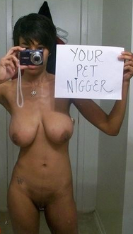 degradingblackwhores:  Black nigger whores have come such such a long way since the days of slavery.  #blackhistorymonth