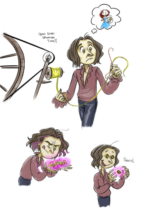 delintthedarkone: Rumple’s penchant for Gardening