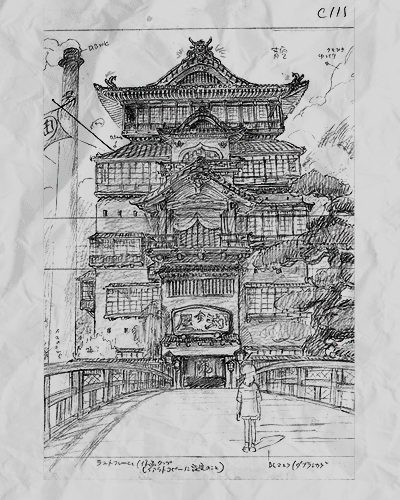 pentragons:Spirited Away + concept art brought to life