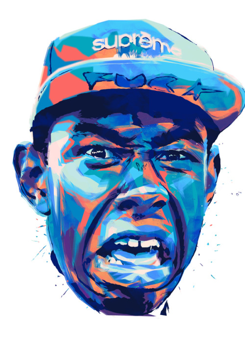 machine-factory:  Colorful digital portraits by artist Mink Couteaux aka Merged Visible.  Taken from his series “Dead Rapper” and “Next Generation Rappers” and a solo Kanye piece for good measure.