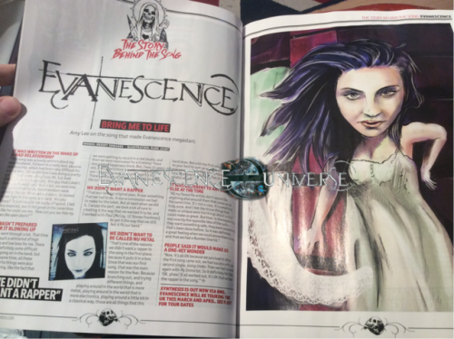 Got the Metal Hammer magazine with the Bring Me To Life @AmyLeeEV interview! @evanescence #myevanesc