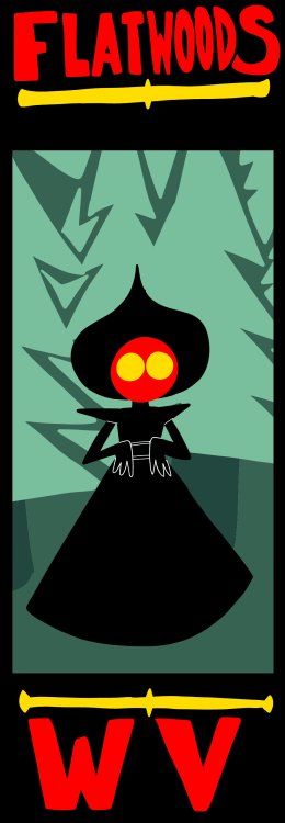 tryke: to prepare you for the oncoming queue full of flatwoods monster art, here is one i did that i