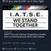 atomicbaz:[image text: Twitter thread from IATSE. Tweets read as: We are fighting to ensure that the most powerful media corporations on the planet treat the film and tv workers who produce their content with basic human dignity. RT if you stand with