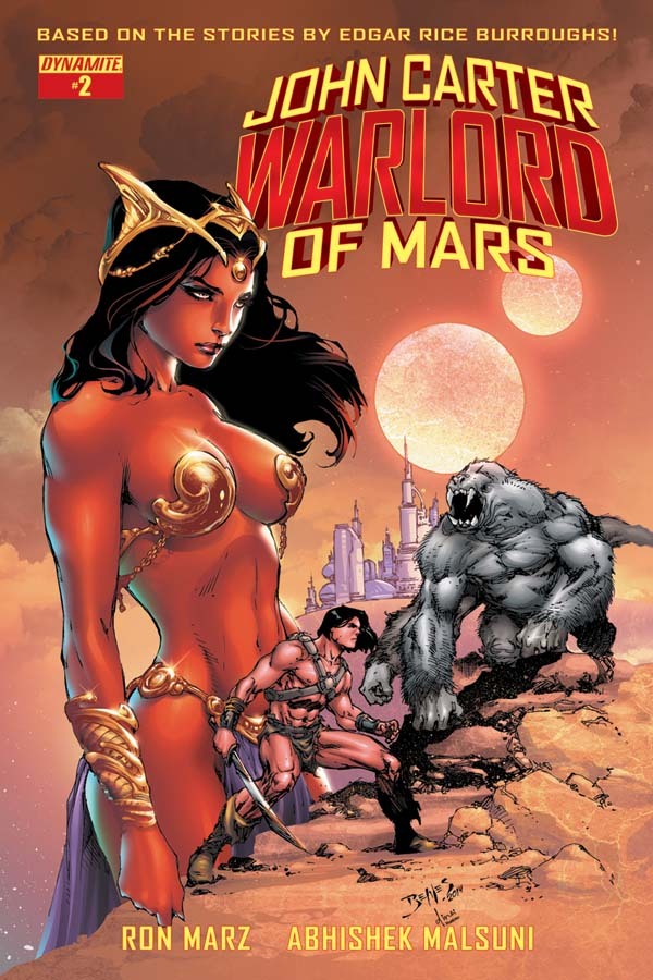 comicbookwomen:  John Carter: Warlord of Mars #2 covers by Ed Benes, Abhishek Malsuni,