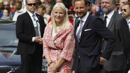 keepingupwiththeroyals: Crown Prince Haakon and Crown Princess Mette Marit  attended the openin