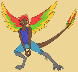 ttotheaffy:  Gyyana is a big place and there are many different kinds of Gyyr, mostly depending on the region they come from. They’re all based on different kinds of birds. 