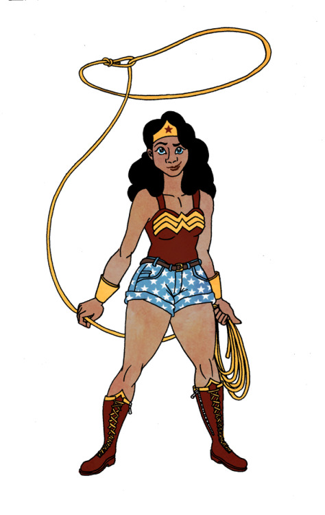 thismighthurt:The Wonder Woman drawing I did last night instead of working on real projects or getti