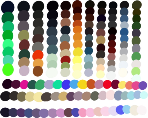 agentkulu: Even more colors that I’ve collected over the yearsfeel free to use any of them!