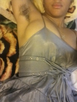 hairypitsclub:  Pits and my favorite dress