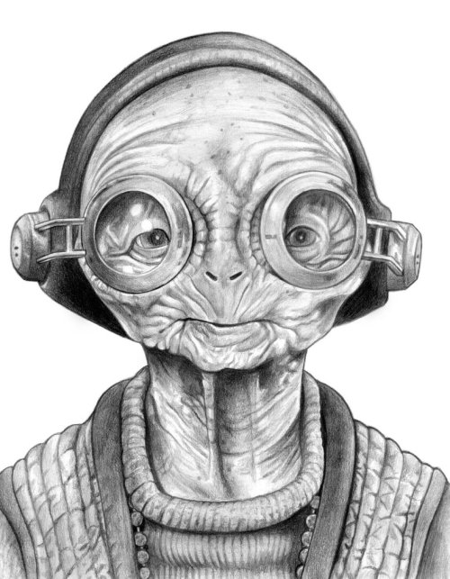 tiefighters:  Maz Kanata Created by Iain Reed