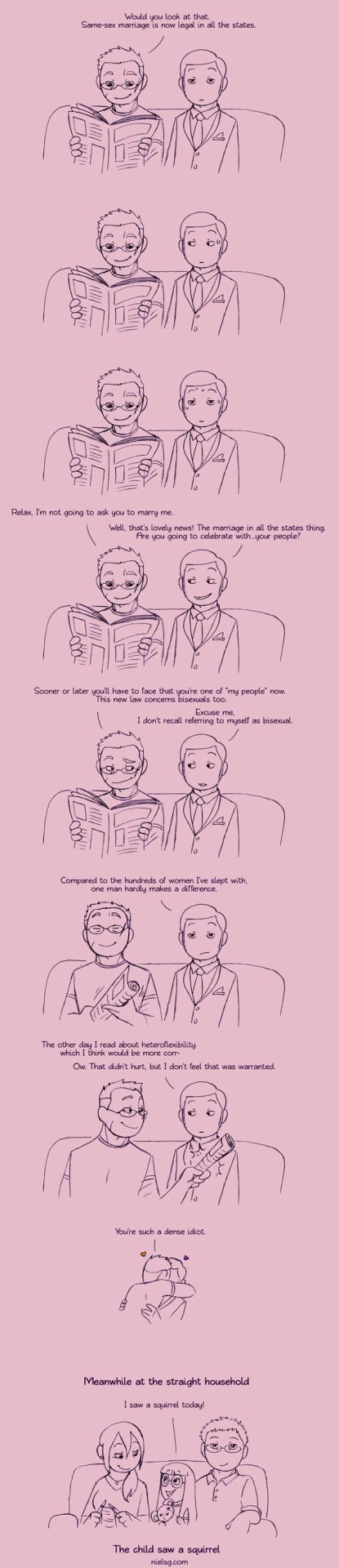 Rainbow Wedding Bells by humon I&rsquo;d say that news deserves a comic.I put