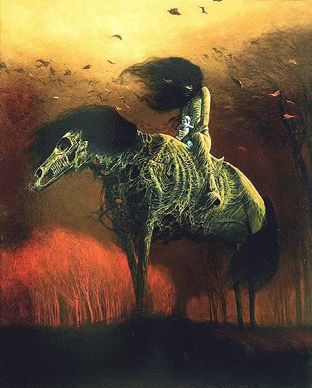 fight-like-a-crow:The paintings of Zdzislaw Beksinski