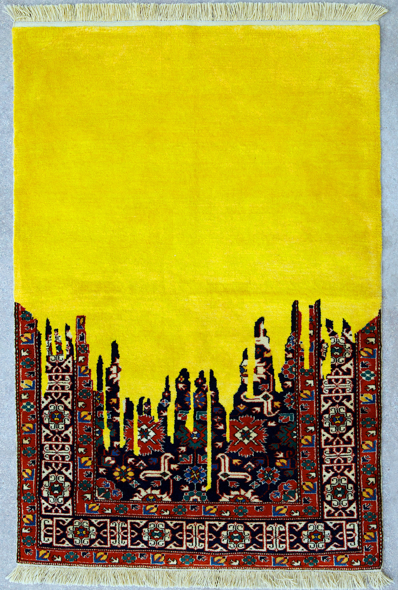 iheartmyart:  Faig Ahmed 2. Flood of Yellow Weigh, 150 X 100 sm, Woolen handmade
