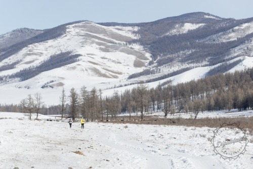 Photos from the Genghis Khan Ice Marathon, a 26-mile run over the frozen Tuul river in Terelj Nation