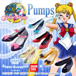 ribbonchocolate:  sailormooncollectibles:  NEW Sailor Moon x TyakeTyoke Pumps &amp; Flats!! more info:http://www.sailormooncollectibles.com/2015/04/22/sailor-moon-x-tyake-tyoke-shoes-fashion-collaboration/  Not sure what I’d wear them with, but I want