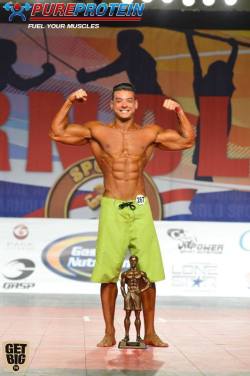 mitos:  Felipe Franco, overall Men’s Physique champion at the 2014 IFBB Arnold Classic in Ohio 