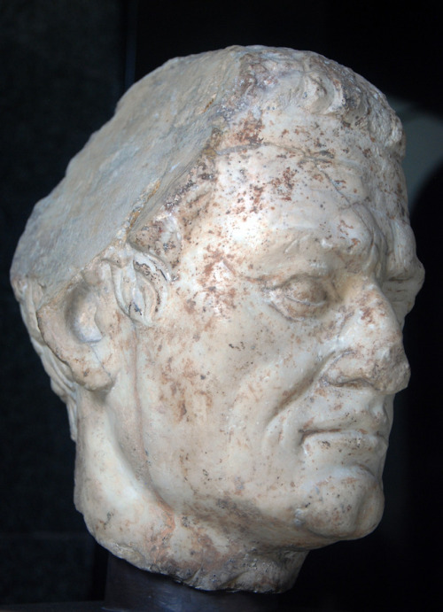  Portrait of a roman. I century BC. Marble. Ny Carlsberg Glyptoteket, Copenhagen. Inv. 211