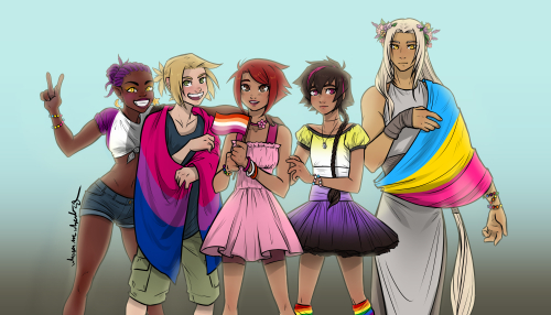 the-ringkeeper-comic:happy Pride from the cast&amp;crew!