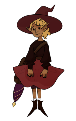 molluskby:present taako and teen taako designs