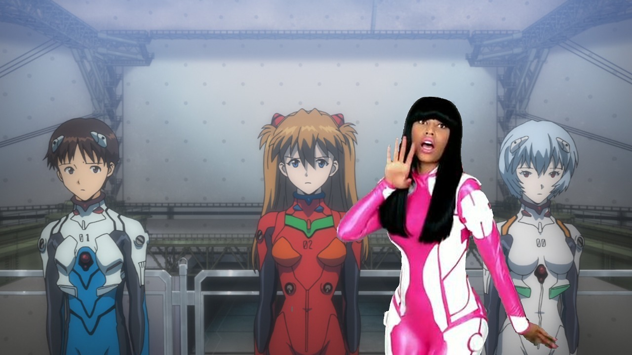 hipsterloli:  juliustherobot:  After seeing all the Nicki Minaj + Eva pilot photoshops