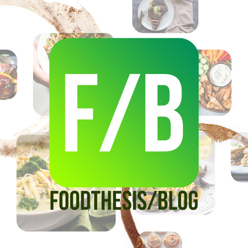 Introducing the blog that goes beyond the world of desserts!Foodthesis/Blog is now live!Come check t