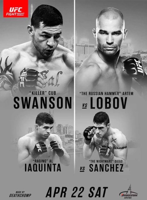 UFC Fight Night 108: Cub Swanson vs. Artem Lobov