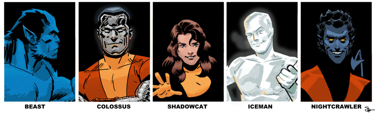 lordtimeblogposts:  X-Men  Class Yearbook Photos; Art by Evan “Doc” Shaner art