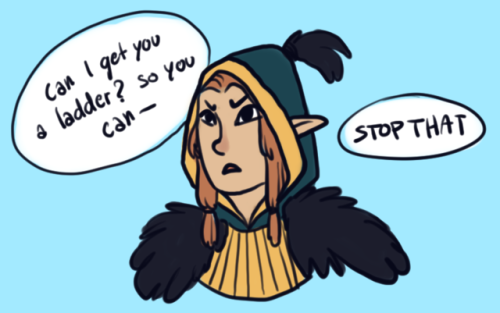 I both adore and am annoyed when your aggressive warden said thatI don’t draw him as often but this 