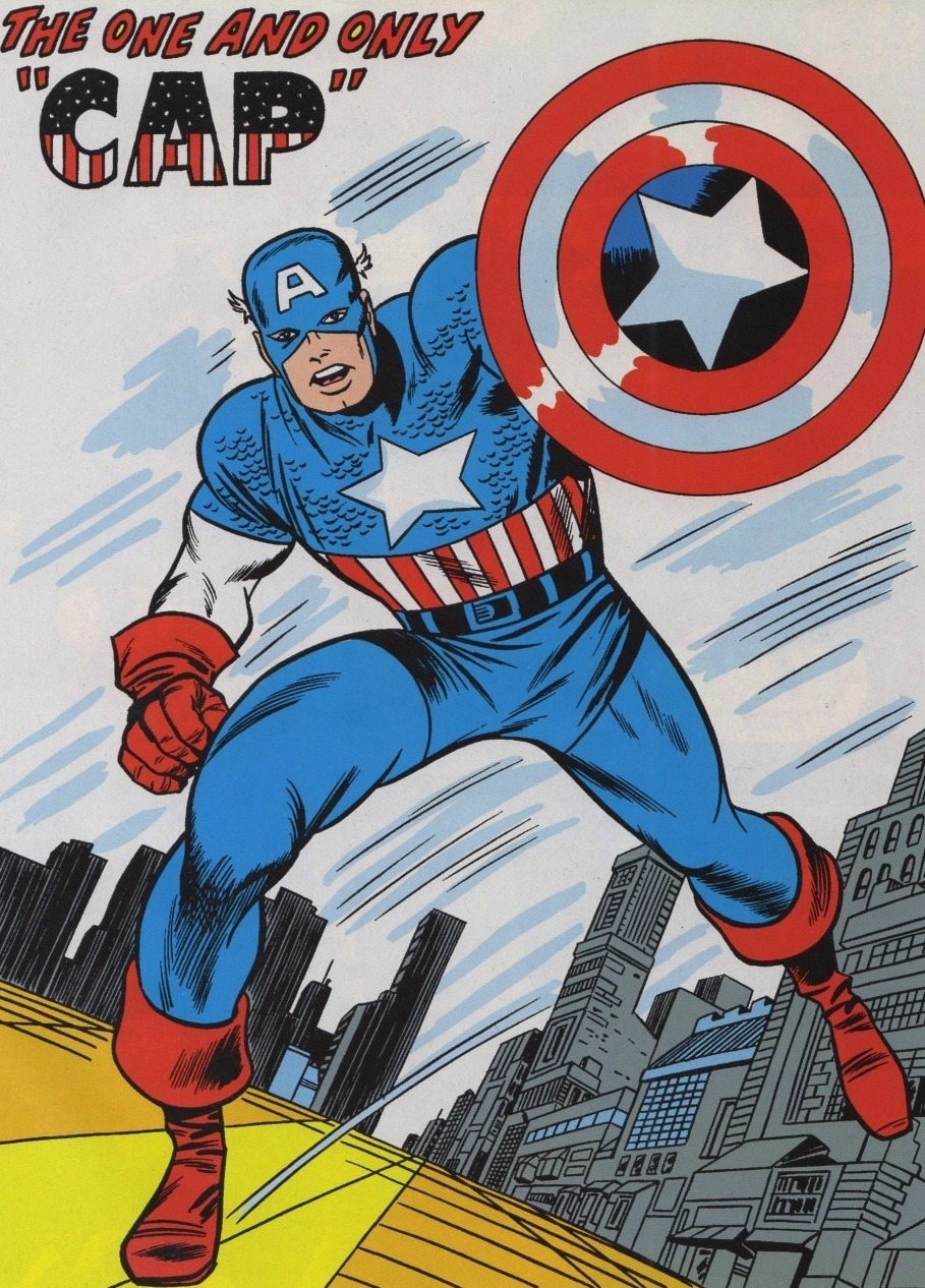The one and only Cap - art Jack Kirby (1964)