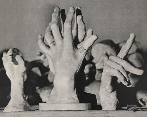 europeansculpture:Auguste Rodin (1840 - 1917)- Etude de mains