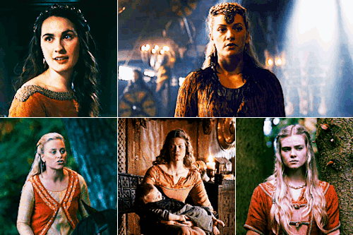 women of Vikings + colors