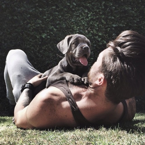 menandtheirdogs:  sometimesquicklysometimesslowly:  My new main bishe. Meet Luna 🌙  