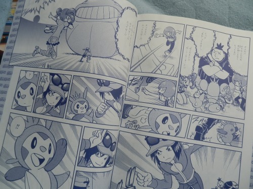 eitaroo:Pokemon Fan Pokespe for November!I’m so happy. X has Chespin. I was mad that Black got Tepig