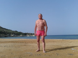 On Gneija Beach, Malta, 1St December 2014. Shorts Somewhat Larger Than I I Generally
