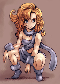 paroro:  Fanart Commission of Ayla from Chrono Trigger P: 