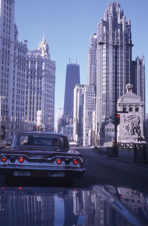 vaticanrust:Michigan Ave, Chicago. 1969.