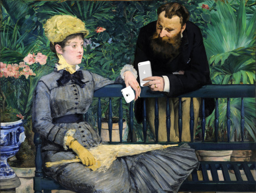 Based on : In the conservatory by Édouard Manet (1878-79).
ART X SMART Project by Kim Dong-kyu, 2013.