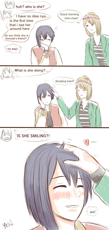 now is turn for the second years university au, i wanted some kind of head canon where umi acts like