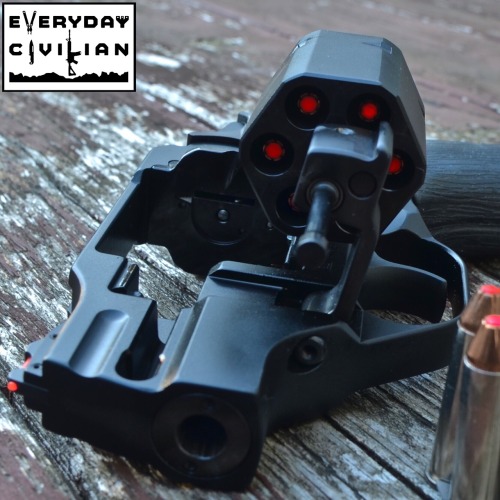 everydaycivilian: The business end of the Chiappa Rhino 200DS with Hornady Critical defense rounds.