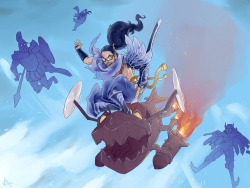 weagueofwegends:  Yasuo’s Grand Skyventure by Arrozillus